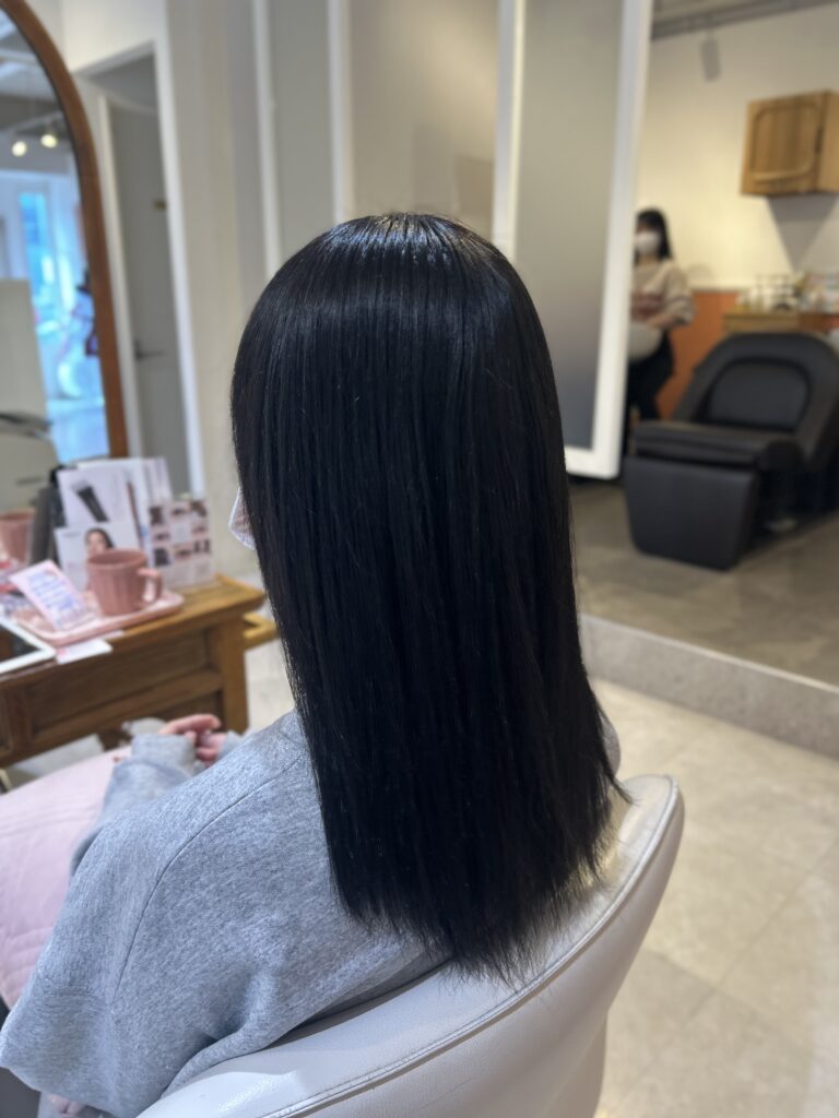 【Chihiro】透けるブルーブラックで大人艶髪に