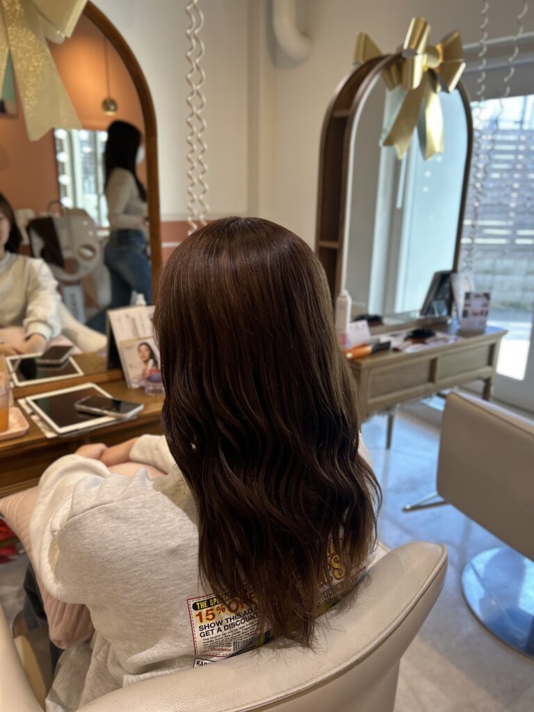 【Chihiro】大人ブラウンでツヤ髪チェンジ