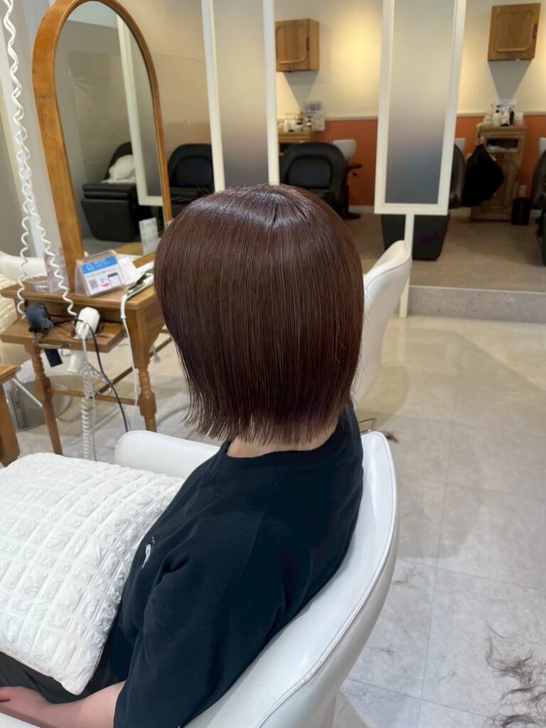 【Chihiro】抜け感切りっぱなしボブで小顔見え