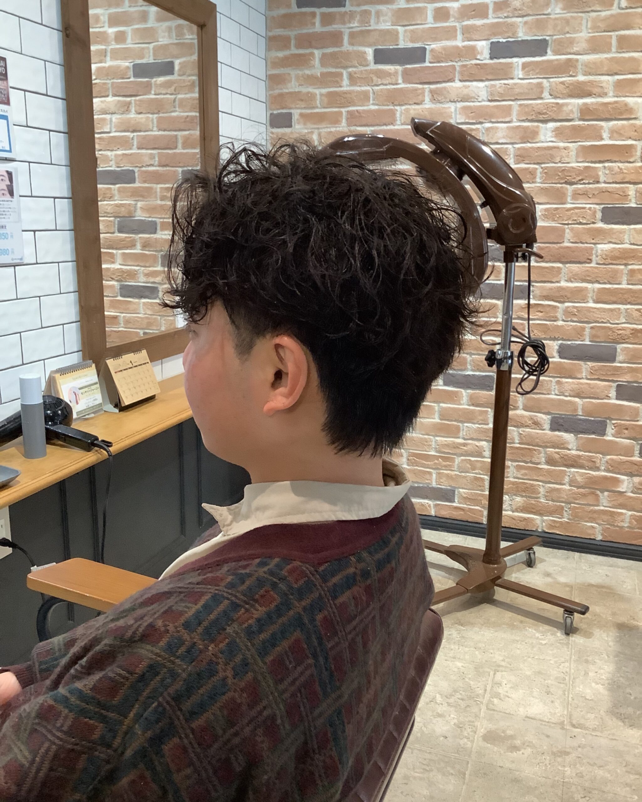 朝ラクおしゃれなメンズパーマ♪