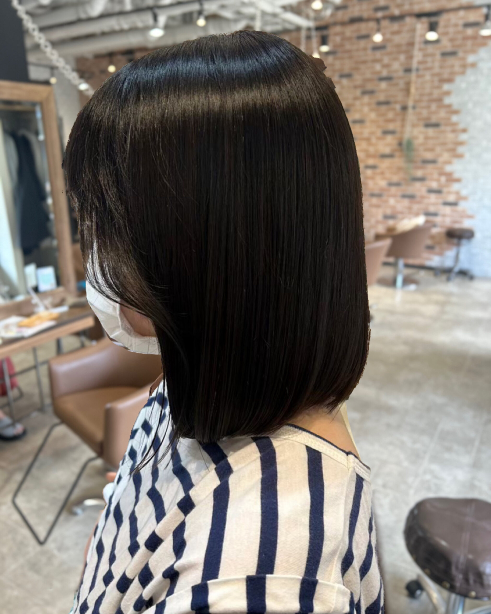 大人可愛いボブで小顔見せ♪