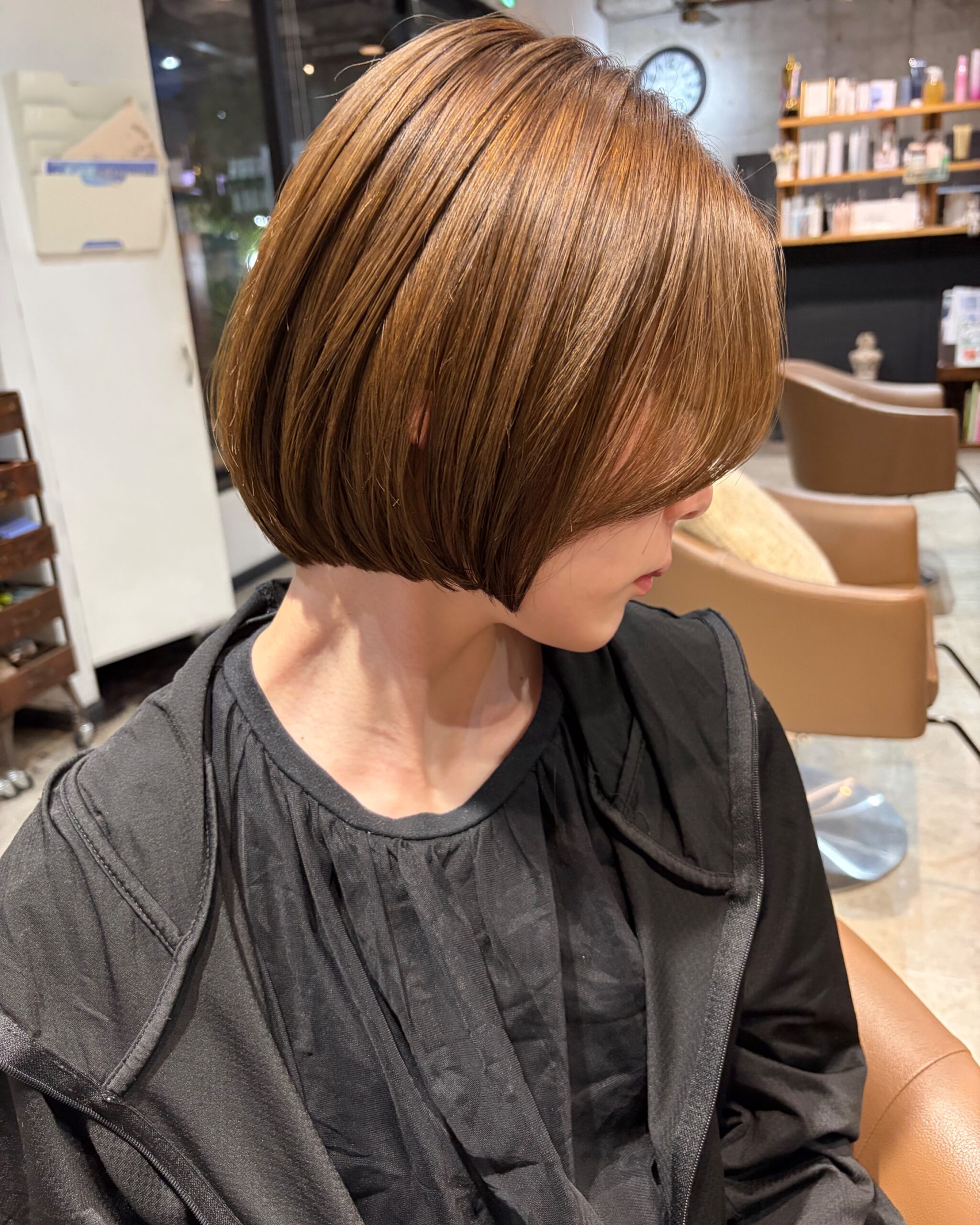 【YUTA】小顔見えボブで横顔もきれいに♪