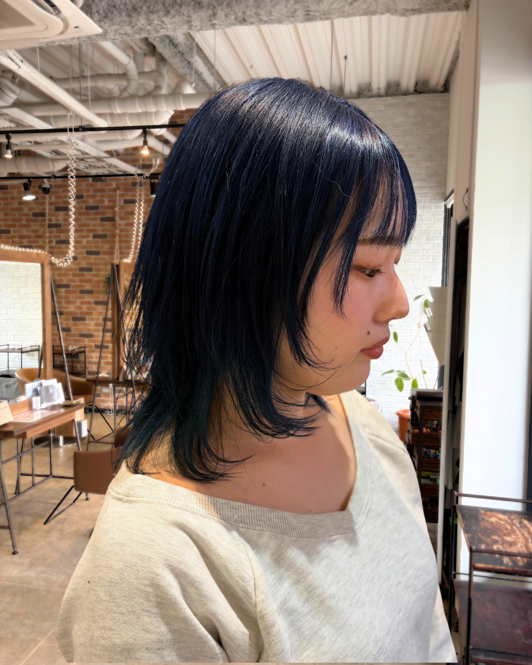 透明感ダブルカラーでふんわり艶髪に