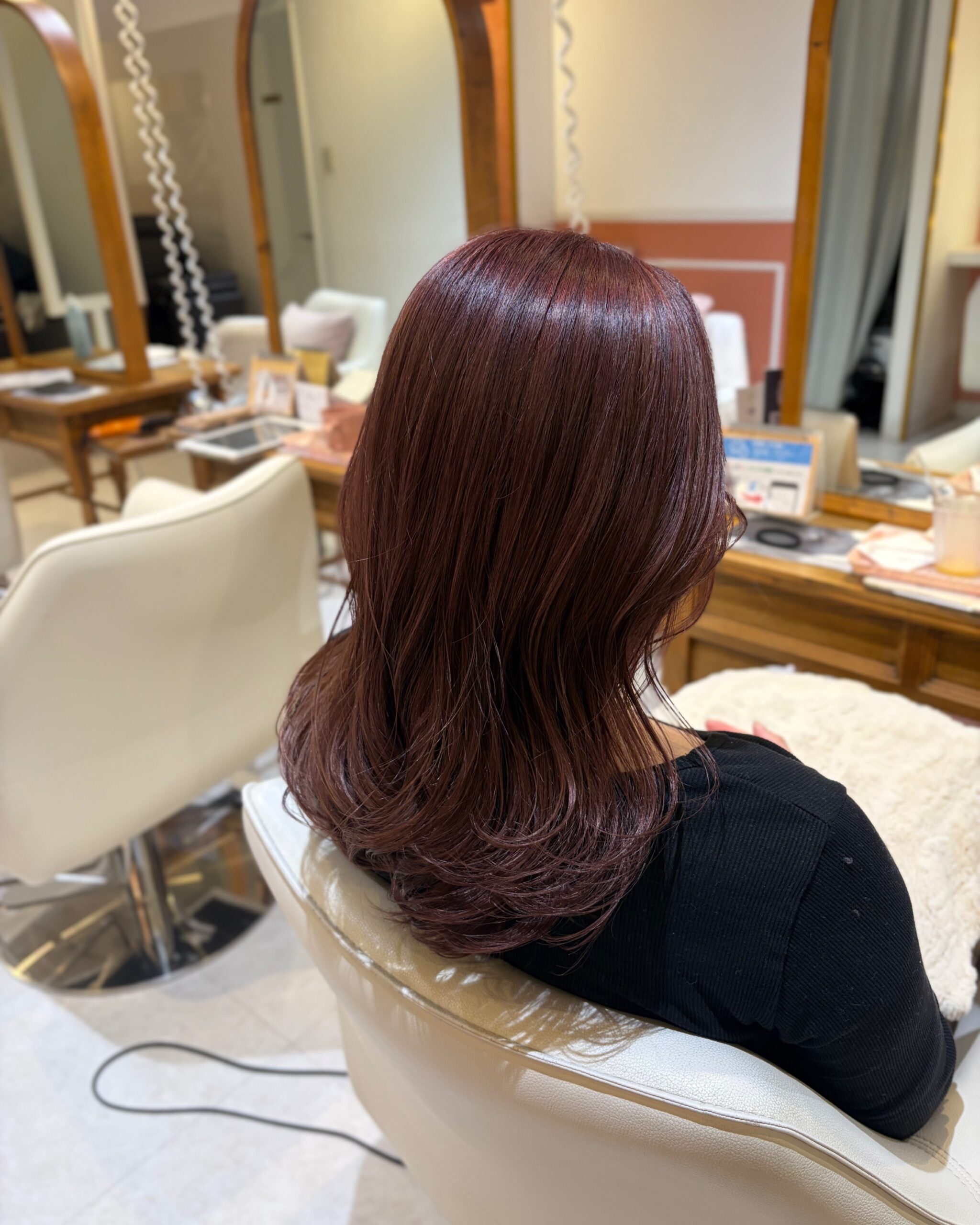 艶やかピンクブラウンで春色チェンジ